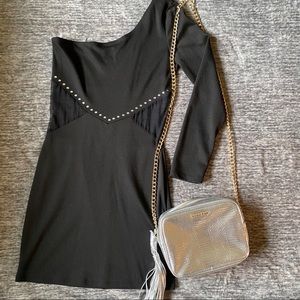 Asymmetrical Little Black Dress